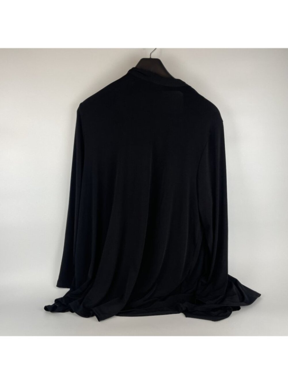 Russell Kemp Women’s Black Open Jacket – 1X Pleated Stretch Career Cardigan - Picture 3 of 3